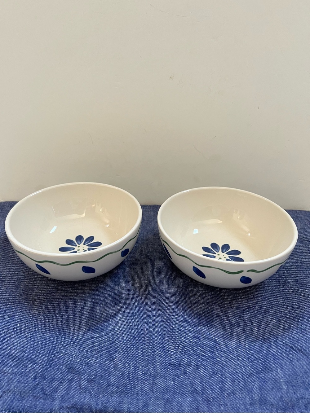 Pfaltzgraff Springwood Soup Cereal Bowls Set of 2 Discontinued Pattern 5 1/2"